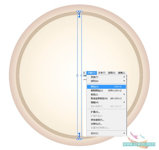 Illustrator鼠绘教程：简朴绘制金色指南针