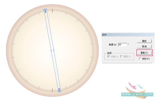 Illustrator鼠绘教程：简朴绘制金色指南针