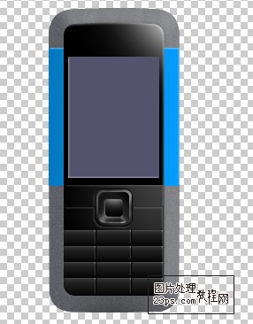 PS绘画一台逼真的NOKIA5310手机