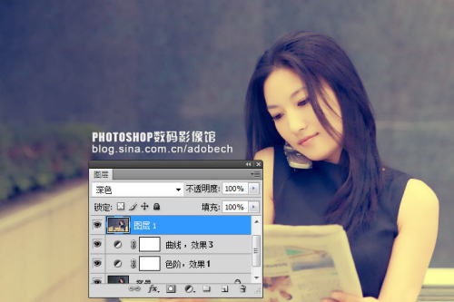 Photoshop简朴三步打造优美的暖色照片