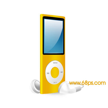 Photoshop鼠绘一个精美的ipod mp3